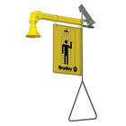Bradley Horizontal Supply Emergency Shower Station, Plastic Head (SA414)-Horizontal Supply Emergency Shower Station