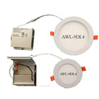 Northern Stars 10W Warmwhite LED Ultra-Thin Down Light, 4", 2 Pack-LED Ultra-Thin Down Light, Round 4"