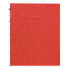 Blueline NotePro Ruled Ostrich Notebook - 9-1/4" x 7-1/4" - Red - 192 Pages (96 Sheets)-White microperforated pages