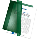 Gemex Transparent Vinyl Presentation Covers, Green, Letter Size, 11" x 8 1/2", 25 Pack-Presentation covers protects the cover page of documents