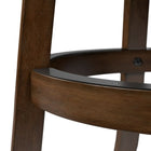 CorLiving Woodgrove 25" Seat Height Counter Barstool in Brown Stained Wood, 2 Pack-Dimensions: 38"H x 20"W x 21"D
