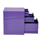 OSP Designs HPBF-512 22" Storage File Cabinet, Purple-Fully Assembled
