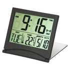 kieragrace HO87566-2 Flip Travel Alarm Clock, Black-Black, Plastic