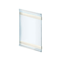 Azar Displays Adhesive-Back Nameplate, 6" x 8", 10 Pack (199627)-Sign holder