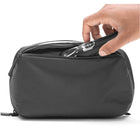 Peak Design Tech Pouch - Midnight-Elastic accessory loops keep items like pens, knives, SD cards, and batteries - External zip pocket has a cable pass-through for easy device charging