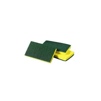 3M Medium Duty Scrubbing Sponge, Yellow/Green, 20 Pack-Yellow/green
