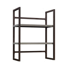 Sauder Manhattan Gate 2-Shelf Library Hutch - Mystic Oak-2 open shelves for open storage and display of books, binders, folders and more