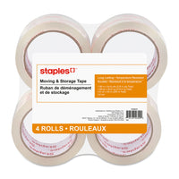 Staples Quick Start Tape, 48 mm x 50 m, 2.6-mil, 4-Pack-Easy-find end