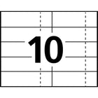 Avery Tickets with Tear-Away Stubs, White, 1-3/4" x 5-1/2", 200 Pack (16154)-Strong perforations on the stubs ensure they stay attached until the event
