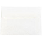 JAM Paper 4bar A1 Envelopes, 3.63 x 5 1/8, Parchment White Recycled, 250 Pack (900926656H)-White parchment recycled envelope