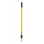 Rubbemaid Hygen Quick Connect Adjustable 48"-72" Handle-Microfibe handle