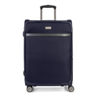Bugatti Nashville 25.25" Hybrid Hardside/Softside Spinner Check-in Luggage - Navy-Black/ Hybrid (Polyester and Polypropylene)