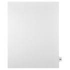 Mark Maker Legal Tabs - Letter Size - White - 1/15th cut - 25 tabs per package - 5 packages Pack - Number 164-White Single Tabs