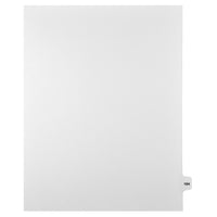 Mark Maker Legal Tabs - Letter Size - White - 1/15th cut - 25 tabs per package - 5 packages Pack - Number 164-White Single Tabs