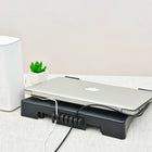DAC MP-195 Height and Angle Adjustable Laptop Stand, Black-Cables can be kept in "connection ready" position