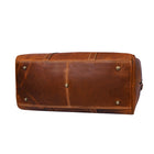 Tolredo Kratos Leather Travel Duffel - Brown-Corrosion free heavy-duty fittings