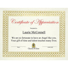 St. James Elite Bond Certificates, Ivory Linen with Classic Gold Foil Design, 24lb, 8 1/2" x 11", 100 Pack-Free downloadable templates from www.first-base.com