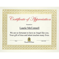 St. James Elite Bond Certificates, Ivory Linen with Classic Gold Foil Design, 24lb, 8 1/2" x 11", 100 Pack-Free downloadable templates from www.first-base.com