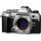 OM System OM-5 Mirrorless Camera - Silver-Articulating Touchscreen LCD