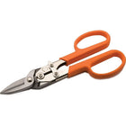 Dynamic Tools 8" Compound Tin Snips, Straight-Blades are specially heat treated and hardened to deliver a sharp long lasting cutting edge.