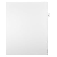 Mark Maker Legal Exhibit Index Tab White Single Tabs, 1/25th Cut, Letter Size, No Holes, Number 81, 25 Pack-White Single Tabs, 1/25th Cut