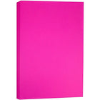JAM Paper Bright Colour Tabloid Cardstock, 11 x 17, 65lb AstroBrights Fireball Fuchsia Pink, 50 Pack (16728494)-Paper Weight: 65 lbs.