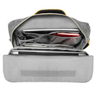 Vangoddy Slate Shoudler Carrying Bag For 17.3" Laptop - Grey-Two front zipper compartments for all your necessities