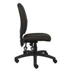 Nicer Furniture Fabric Ergonomic Task Chair -Seat dimensions: 19.5"W x 18"D