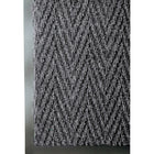 Mat Tech Chevron Pattern Wiper/Scraper Entrance Mat - 3 x 10' - Charcoal -Charcoal