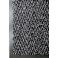 Mat Tech Chevron Pattern Wiper/Scraper Entrance Mat - 3 x 10' - Charcoal -Charcoal