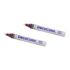 Marvy Uchida Broad-Point Opaque Paint Markers - Plum Purple - 2 Pack-Marker Tip: Broad Point
