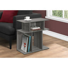 Monarch Specialties 2481 Accent Table - 24"H/Grey-Can be used as a hall or sofa console as well as an end or side table