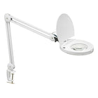 Dainolite LED Magnifier WithA-Bracket White-Desk Lamp
