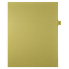 Mark Maker Legal Exhibit Index Tab Buff Single Tabs, 1/15th Cut, Letter Size, No Holes, Number 185, 25 Pack-Buff Single Tabs, 1/15th Cut