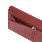 Roots Ladies Large Clutch Wallet with Removable Checkbook - Red-11