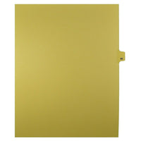 Mark Maker Legal Exhibit Index Tab Buff Single Tabs, 1/25th Cut, Letter Size, No Holes, Number 85, 25 Pack-Buff Single Tabs, 1/25th Cut