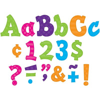 Teacher Created Resources Multi Bright Sassy Solids 5" Letters, 714 Pack-Colours include: blue, green, orange, pink, and purple