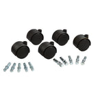Get It Movin' Replacement Carpet Casters - 5 Pack-2" diameter carpet casters, 7/16" dia. x 7/8" long stems and 3/8" dia. x 7/8" long stems, 5/Pack
