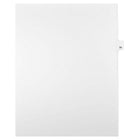 Mark Maker Legal Exhibit Index Tab White Single Tabs, 1/25th Cut, Letter Size, No Holes, Number 33, 25 Pack-White Single Tabs, 1/25th Cut