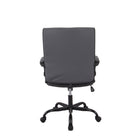 Brassex Jace Task Chair - Charcoal-5 dual 50mm castors for easy mobility