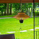 ENER-G+ HEA-21524 Outdoor Hanging Infrared Heater-Uses standard 110V/60Hz outlet with 2 wattage levels of 750 and 1500 watts. The"Red Hot" infrared bulb lasts approximately 5000 hours