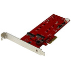 StarTech 2x M.2 SSD Controller Card, PCIe-Improve the overall performance of your desktop by adding two M.2 solid-state drives (SSD)