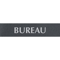 Headline Sign Century Series "Office" Sign, French (Bureau)-Coordinates with office décor