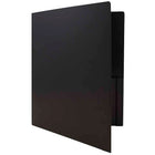 JAM Paper Plastic Heavy Duty Two Pocket Folders, Black, 108 Pack (57406B)-Paper weight: heavy duty