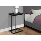 Monarch Specialties 3467 Accent Table - 25"H/Black/Black Metal-Assembly required: Illustrated instructions and all hardware are provided for convenience (additional tools may be needed)