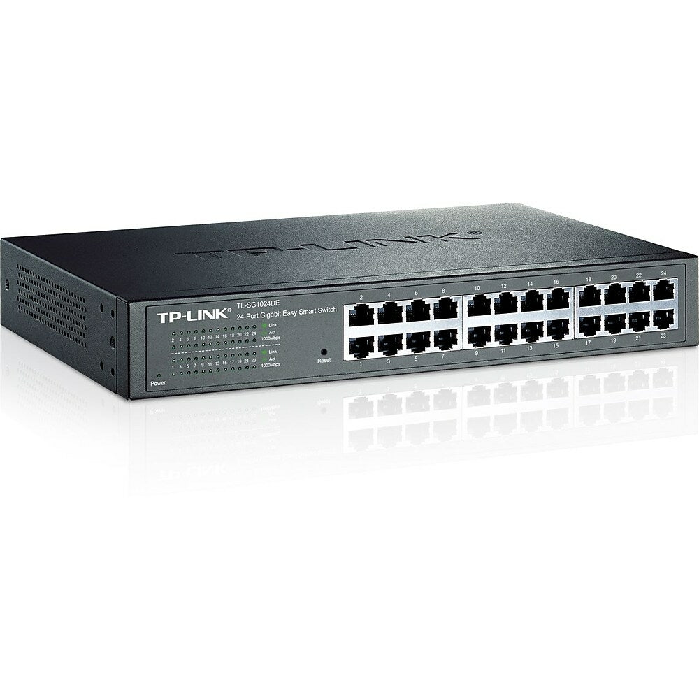TP-LINK 24-Port Gigabit Easy Smart Switch (TL-SG1024DE) | staples.ca