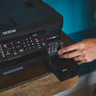 Brother MFC-J1012DW Wireless Colour Inkjet All-in-One Printer-Printing as mobile as you are. Wireless printing and scanning capabilities offer true mobility so you can print and scan wirelessly from your desktop, laptop, smartphone and tablet. 