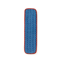 Rubbermaid Commercial HYGEN 18" Microfiber Mop Pad - Red-18" Microfiber Mop Pad
