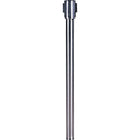 SCN Industrial Build Your Own Crowd Control Barriers - Post, 40" High, Stainless - 2 Pack-Finish/Colour: Stainless