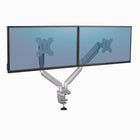 Fellowes Platinum Series Dual Monitor Arm - Silver-Innovative cord management system reduces clutter